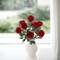 12-Pack: Red Rose Bush with 9 Silk Flowers & Foliage, Floral Home by Artificial Flowers